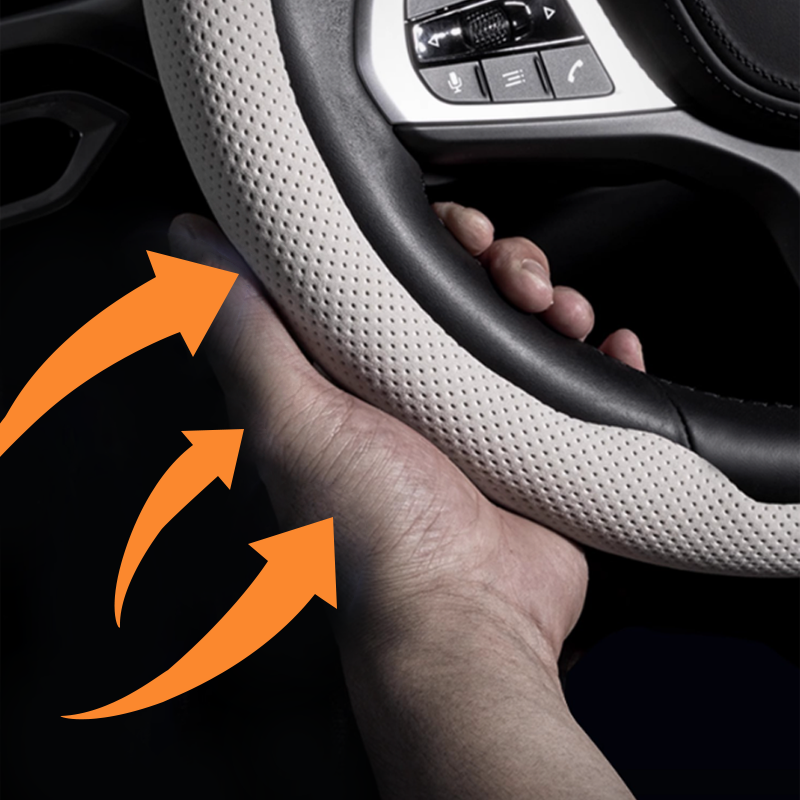 🚗 50% Rabatt! + 2. Hülle für 7€ ✨ Ultradünne Lenkradhülle Universal – rutschfest & luxuriös – passt in jedes Auto!