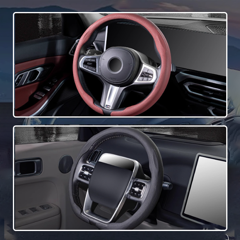 🚗 50% Rabatt! + 2. Hülle für 7€ ✨ Ultradünne Lenkradhülle Universal – rutschfest & luxuriös – passt in jedes Auto!