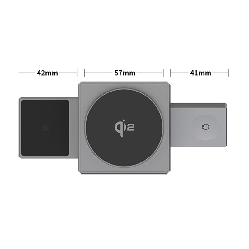⚡ 50% RABATT | 3-in-1 faltbare magnetische kabellose Ladestation 🔋 Ein Gerät, drei Devices, null Kabelsalat.