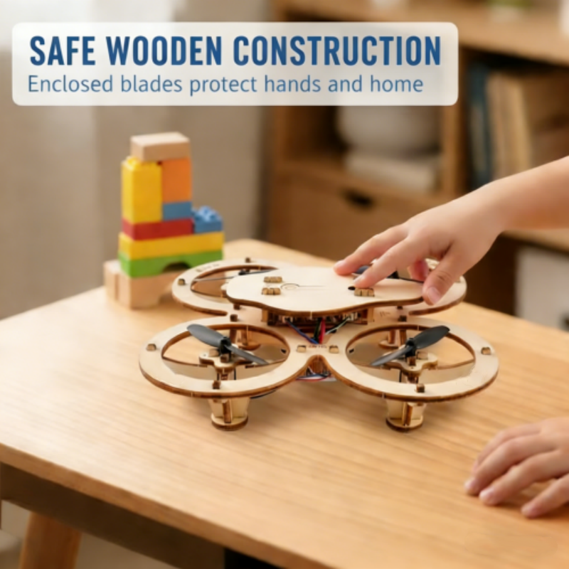 🎁🔥 Letzter Tag der Aktion: 50% Rabatt! 🔥🧩 DIY-Bausatz für Kinder zum Bauen einer Holzdrohne 🚁
