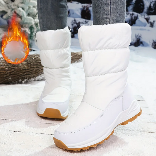 ⚡⚡ 50% Rabatt ❄️ Ultrawarme Damen-Schneestiefel mit Kunstfellfutter – Beine warm, Komfort pur im Schnee!