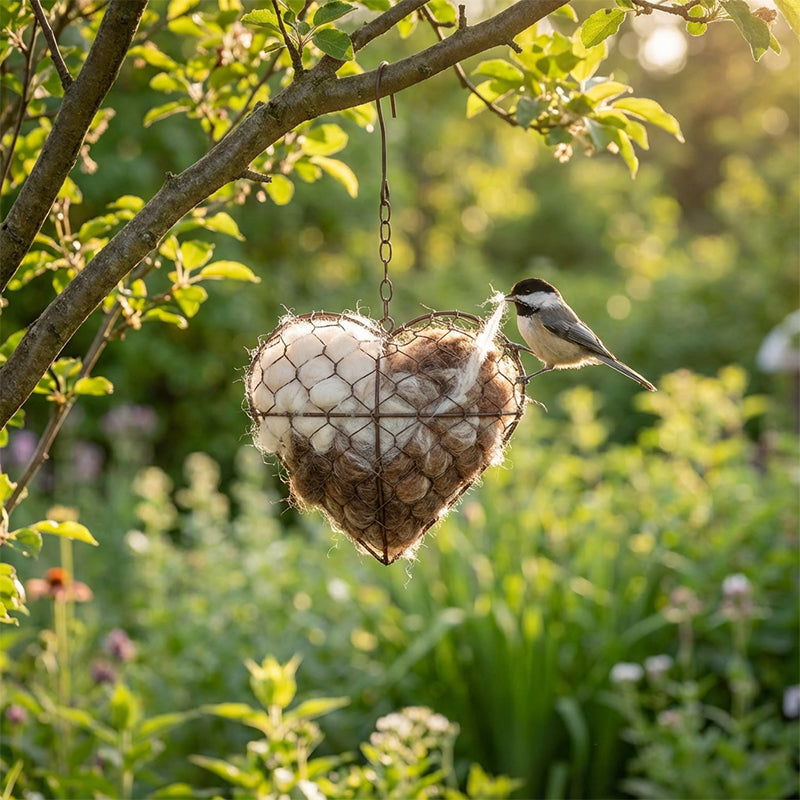 💝 【LIMITIERT】50% Rabatt !!! ✨ Handgefertigtes Nest-Herz – blitzschnell montiert, voller Romantik.