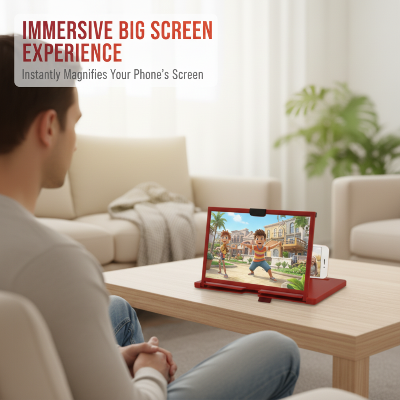 📢📢50 % Rabatt!! ⏰ HD-Bildschirmlupe für Mobiltelefone – Scharf & Groß wie ein Tablet! 📱➡️📺Perfekt für Gamer, Senioren & unterwegs