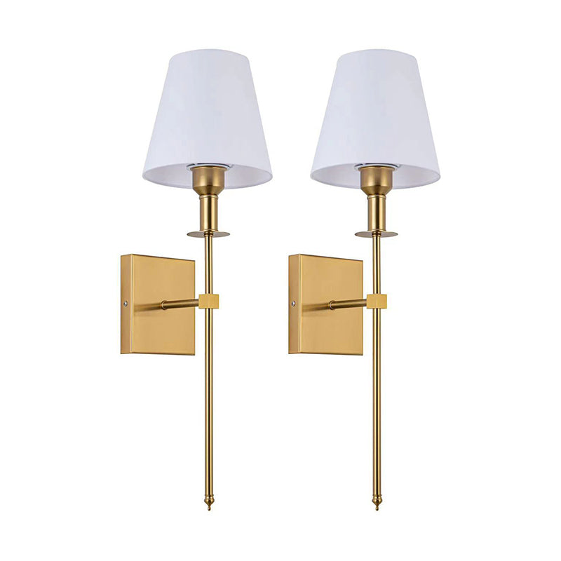 📢📢50 % Rabatt!! ⏰🛋️ Klassische Wandleuchte mit Stoffschirm | Sanftes Licht & gemütliche Atmosphäre – Perfekt für Wohnzimmer & Schlafzimmer!