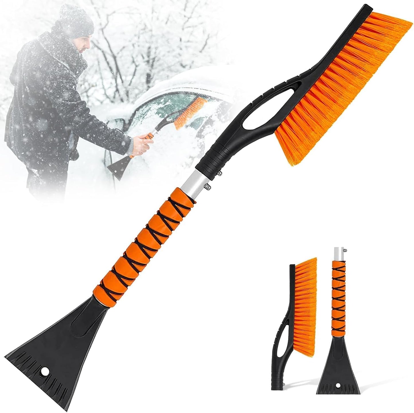 ✨Heißer Sale  50% Rabatt🚗Multifunktionales Schneeräumgerät für Autos | Schneeschaufeln, Eisesbrechen, Frostabstreifen❄️