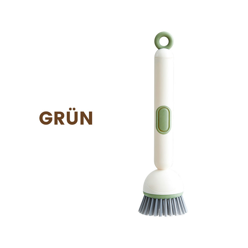 🍳 50% RABATT! 🧽 Drehbare Reinigungsbürste mit Langem Griff – Gründlich, Rückenfreundlich & Für Töpfe/Geschirr 💦