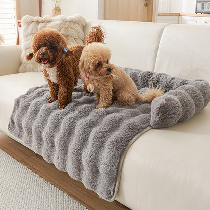 🐾 50 % Rabatt!! 🛏️Verdicktes warmes rutschfestes Haustierbett mit erhöhtem Rand