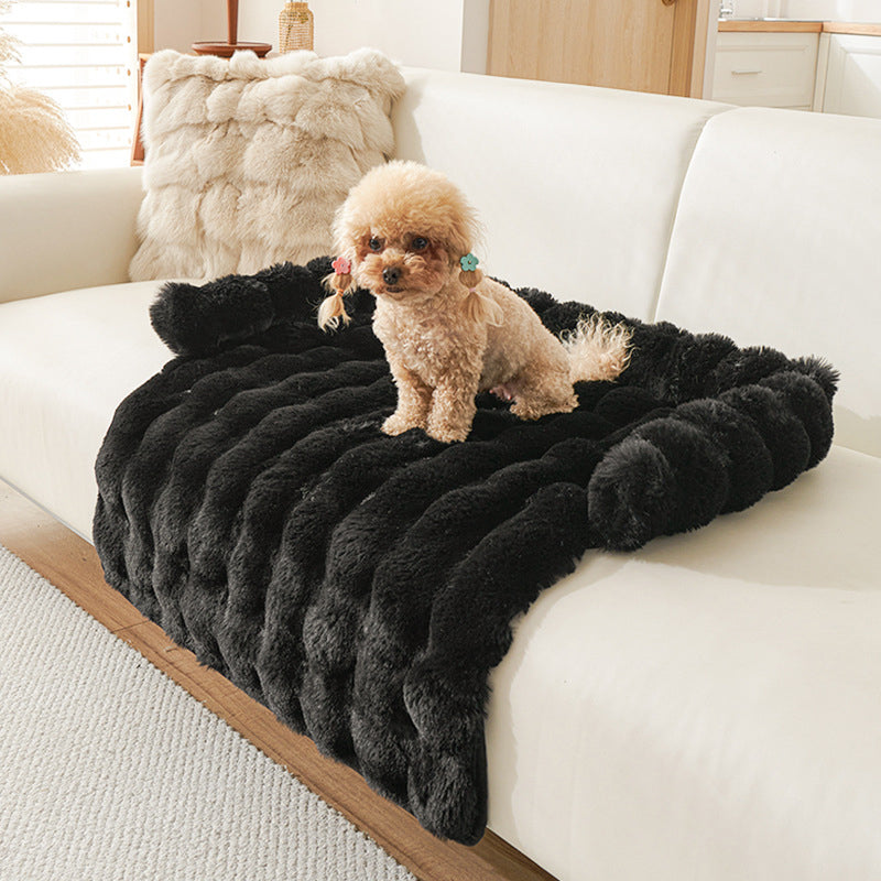 🐾 50 % Rabatt!! 🛏️Verdicktes warmes rutschfestes Haustierbett mit erhöhtem Rand