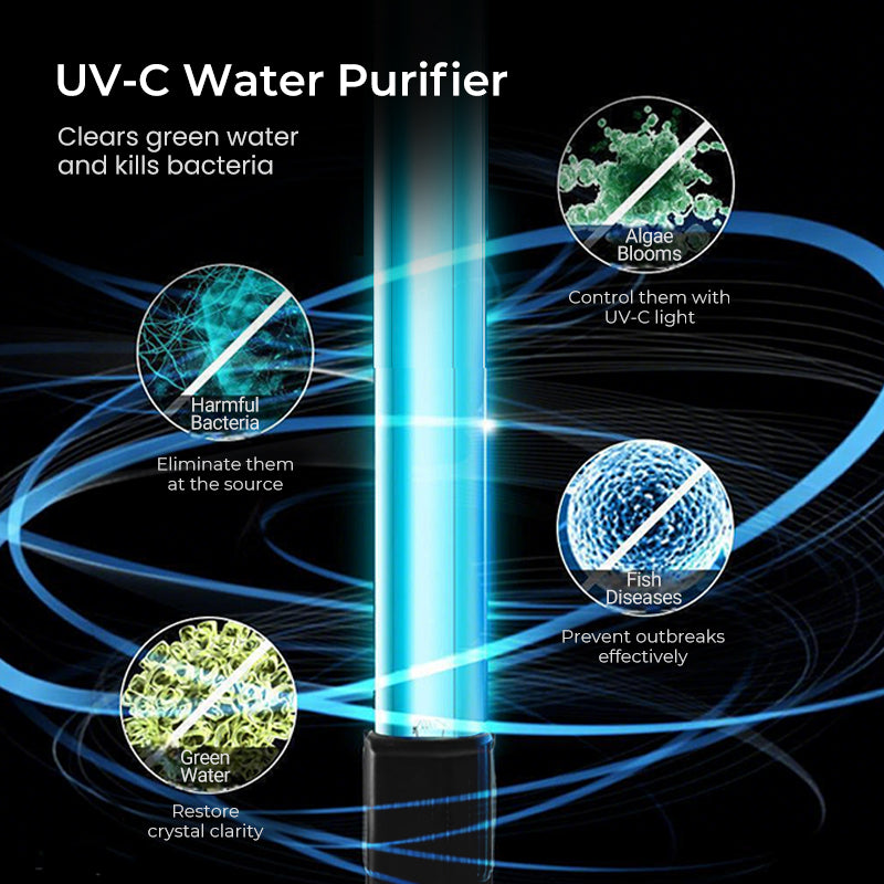 🥳HEISSER SALE 2026🥳💞50.000+ VERKAUFT!🐟🌊Tauchbare UV-Sterilisatorlampe mit Timer für Aquarien