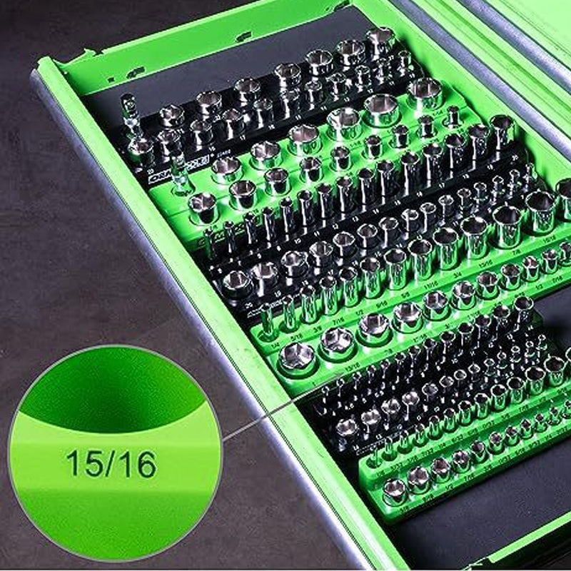 🔧 50% RABATT! 🧲 Magnet-Steckschlüsselhalter-Set – Farblich Sortiert, Spart Platz & Hält Werkzeuge Sicher 📦