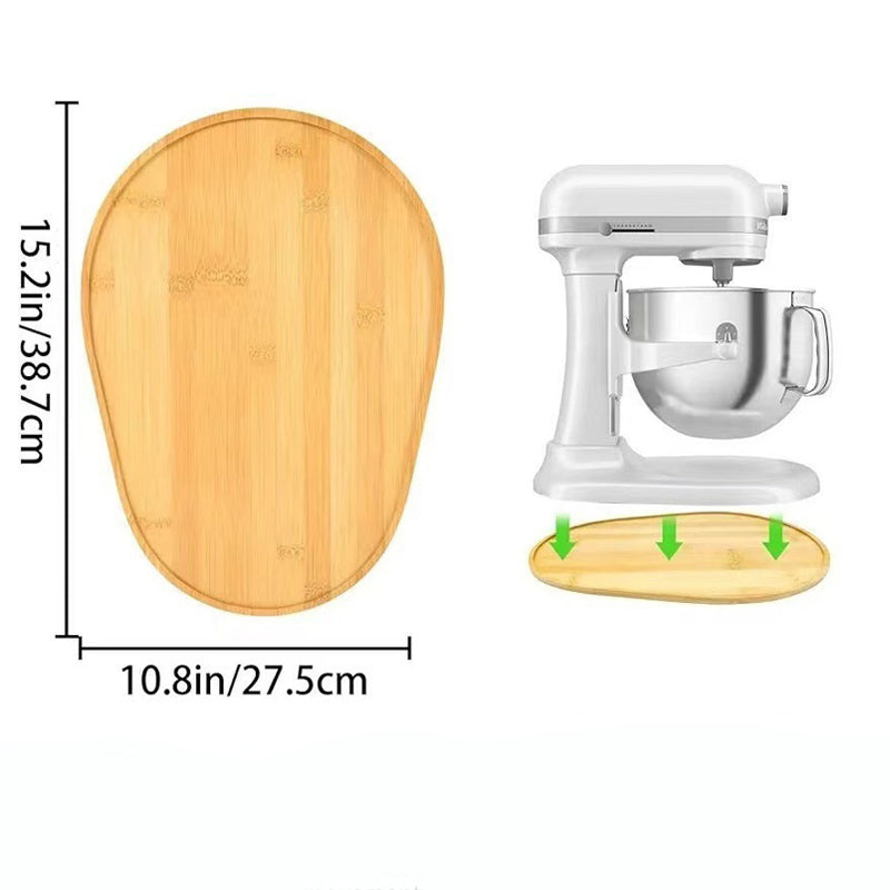 📢📢50 % Rabatt!! ⏰Mühelos bedienbare Schiebeablage aus Holz für Mixer🧈✨mühelos zu bewegen ohne Heben, stabil und langlebig, zwei Größen verfügbar, passend für Mixer.