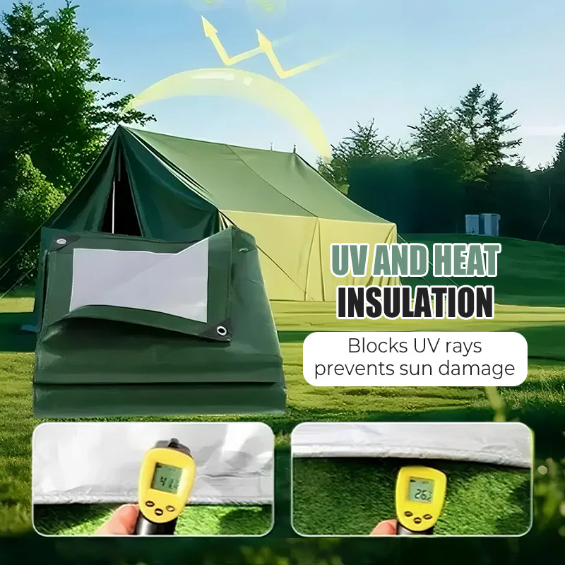 📢📢50 % Rabatt!! ⏰💦 Wasserdichter Canvas mit UV-, Staub- & Feuchtigkeitsschutz | Der Rundum-Schutz für Ihre Lagergüter! 📦