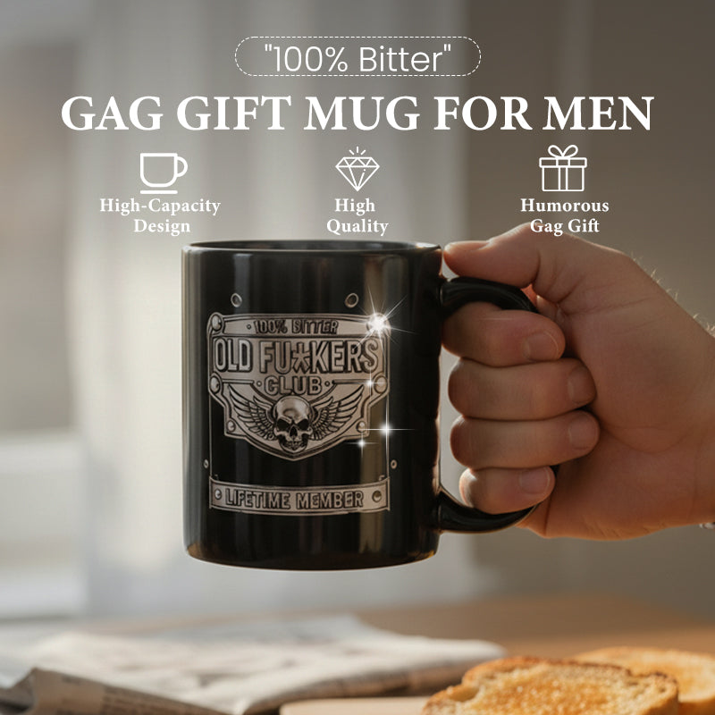 📢📢 50 % RABATT + KAUF 3, ERHALT 1 GRATIS⏰😜 Scherzbecher „100% Bitter“ | Lustig & praktisch – Ideal für Familie & Geschenk!🎁