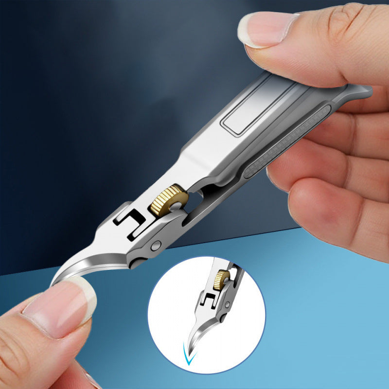 📢📢50 % Rabatt!! ⏰ ✂️ Nagelknipser mit großer Öffnung & Splatter-Schutz | Scharf & langlebig, dicke Nägel mühelos schneiden!🏆