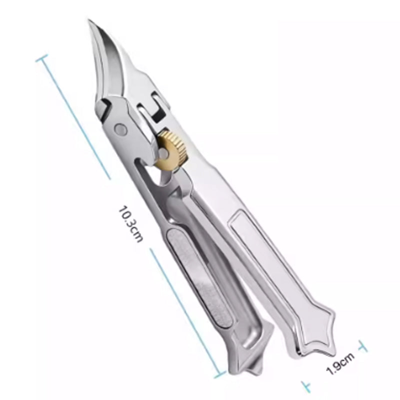📢📢50 % Rabatt!! ⏰ ✂️ Nagelknipser mit großer Öffnung & Splatter-Schutz | Scharf & langlebig, dicke Nägel mühelos schneiden!🏆
