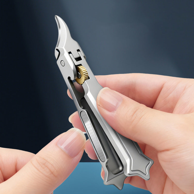 📢📢50 % Rabatt!! ⏰ ✂️ Nagelknipser mit großer Öffnung & Splatter-Schutz | Scharf & langlebig, dicke Nägel mühelos schneiden!🏆