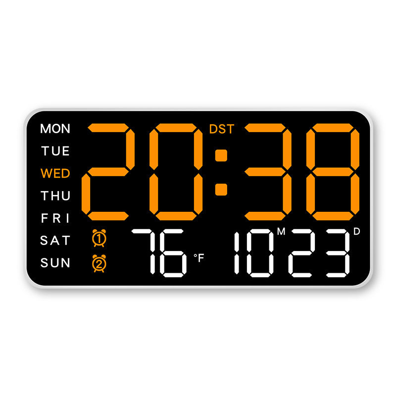 📢📢50 % RABATT !! ⏰Multifunktionale dekorative LED-Digital-Wanduhr，Die grenzenlose Digitaluhr für das moderne norwegische Zuhause | Funktional & dekorativ