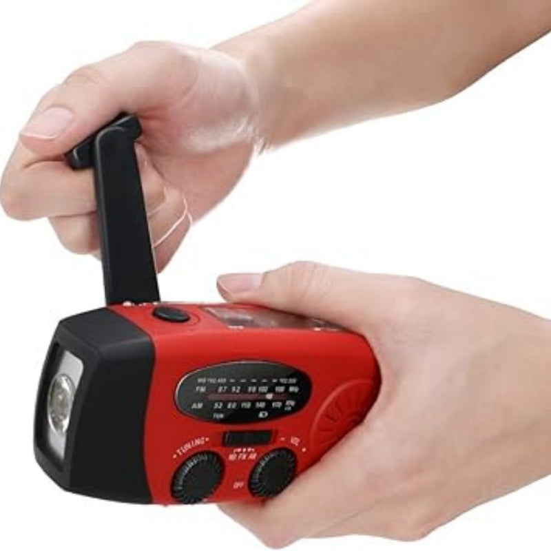 📻 50% RABATT! ☀️ Notfallradio – Solar & Kurbelbetrieb, USB-Ladung, Wetteralarm & Robust für Outdoor/Krise 🔋