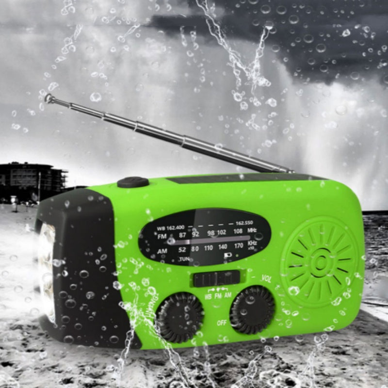 📻 50% RABATT! ☀️ Notfallradio – Solar & Kurbelbetrieb, USB-Ladung, Wetteralarm & Robust für Outdoor/Krise 🔋