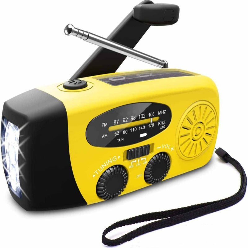 📻 50% RABATT! ☀️ Notfallradio – Solar & Kurbelbetrieb, USB-Ladung, Wetteralarm & Robust für Outdoor/Krise 🔋