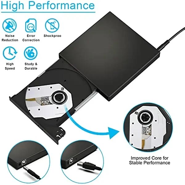 📢📢50 % Rabatt!! ⏰💿 USB-Externes CD/DVD-Laufwerk – Plug & Play für alte Fotos, Musik & Dateien (ohne Laufwerk am Laptop?) ✨