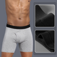 📢📢 50 % Rabatt!! 💥 3 kaufen, 2 gratis | Herren atmungsaktive lange Boxer-Slips – Komfort, der den ganzen Tag hält! 🩲✨