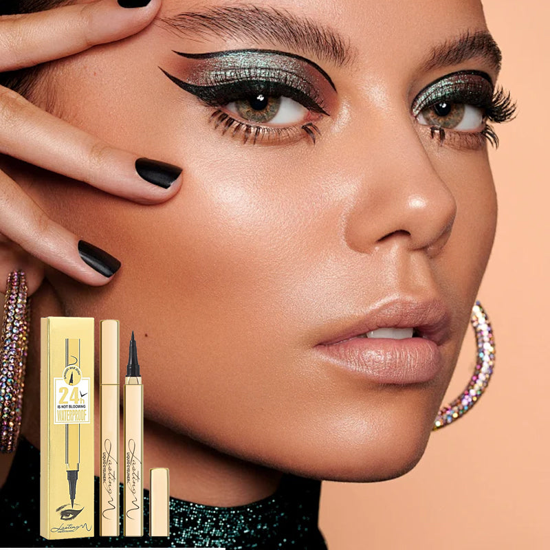 ✨ PARTY-SALE: 2 KAUFEN, 1 GRATIS! 💫 Flüssiger Eyeliner – wasserfest & hält bis zu 24h | Schluss mit verwischten Linien!