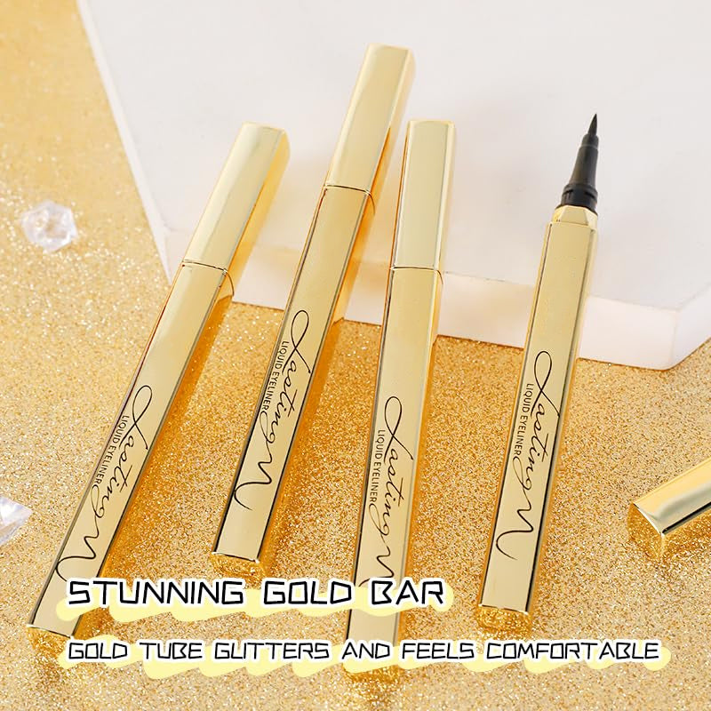 ✨ PARTY-SALE: 2 KAUFEN, 1 GRATIS! 💫 Flüssiger Eyeliner – wasserfest & hält bis zu 24h | Schluss mit verwischten Linien!