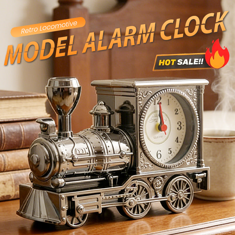 📢📢50 % Rabatt!! ⏰🚂Retro-Lokomotive-Modell-Wecker🛏️Träumen Sie wie in Kindertagen!
