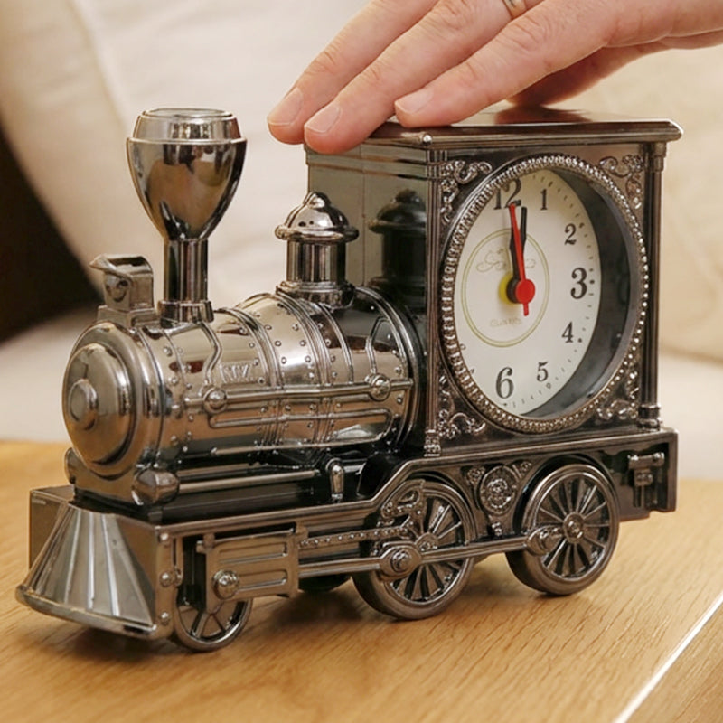 📢📢50 % Rabatt!! ⏰🚂Retro-Lokomotive-Modell-Wecker🛏️Träumen Sie wie in Kindertagen!