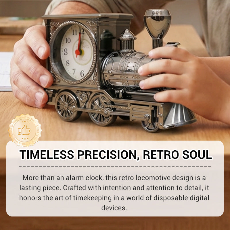 📢📢50 % Rabatt!! ⏰🚂Retro-Lokomotive-Modell-Wecker🛏️Träumen Sie wie in Kindertagen!