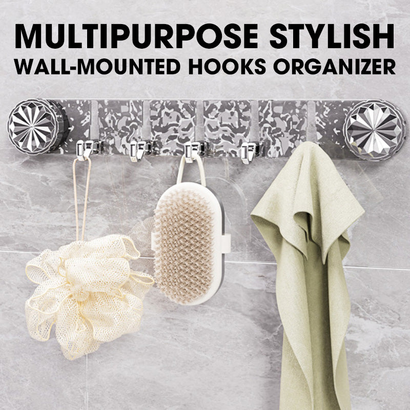 📢📢 50 % Rabatt!!+2 Kaufen, 1 Gratis ⏰🏠 Multifunktionaler stilvoller Wandhaken-Organizer | Schluss mit Wand-Chaos! 🧥 ✨