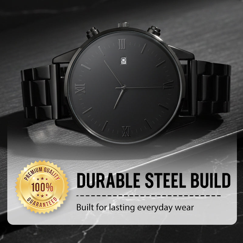 📢📢50 % Rabatt!! ⏰🎁Das 3-teilige Set: Edle Uhr + maskuline Halskette + Armband |  Zeitlos, durchdacht, sofort einsatzbereit. 🔥