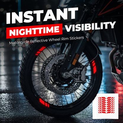 ⚡⚡Neujahrsangebot: 50% RABATT + 1 kaufen, 1 gratis!!!⏳💥 Reflektierende Felgenaufkleber für Motorräder | Einfach anbringen, langanhaltender SchutzWerde von der Seite besser gesehen – einfach anbringen, langanhaltender Schutz⚡⚡