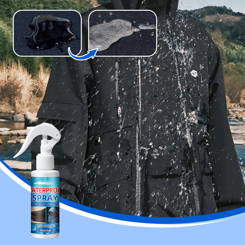 📢📢 KAUFE 2, ERHALTE 1 GRATIS! 🔥 🧊 🧴  Wasserdichtes Spray für Stoffe – Schnelle Trocknung, Langanhaltender Schutz & Atmungsaktiv ✨
