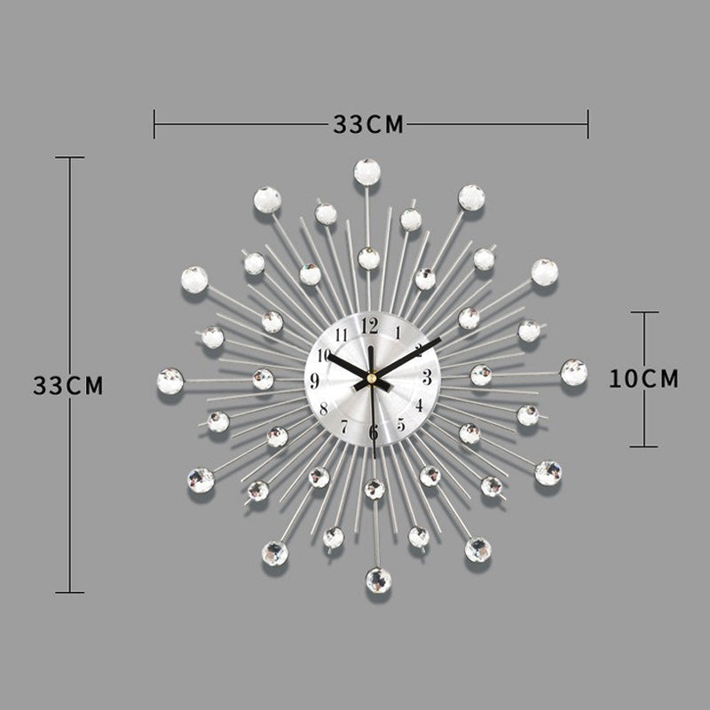 ✨🕰️ 50 % Rabatt ⚡ Kreative Strass-Wanduhr – leiser, minimalistischer Luxus für Wohnzimmer, Esszimmer und Eingangsbereich! 💎🏡