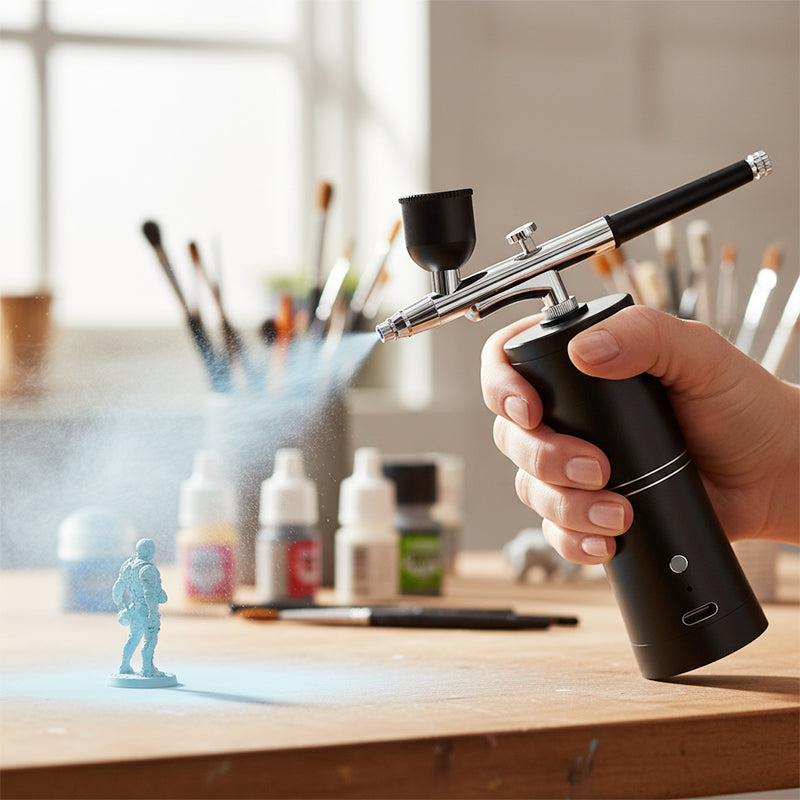📢📢50 % Rabatt!! ⏰🛠️ All-in-One Airbrush-Set (mit Kompressor) – kabellos, präzise, für jeden kreativen Einsatz⚡Absolute Freiheit beim Airbrushen!