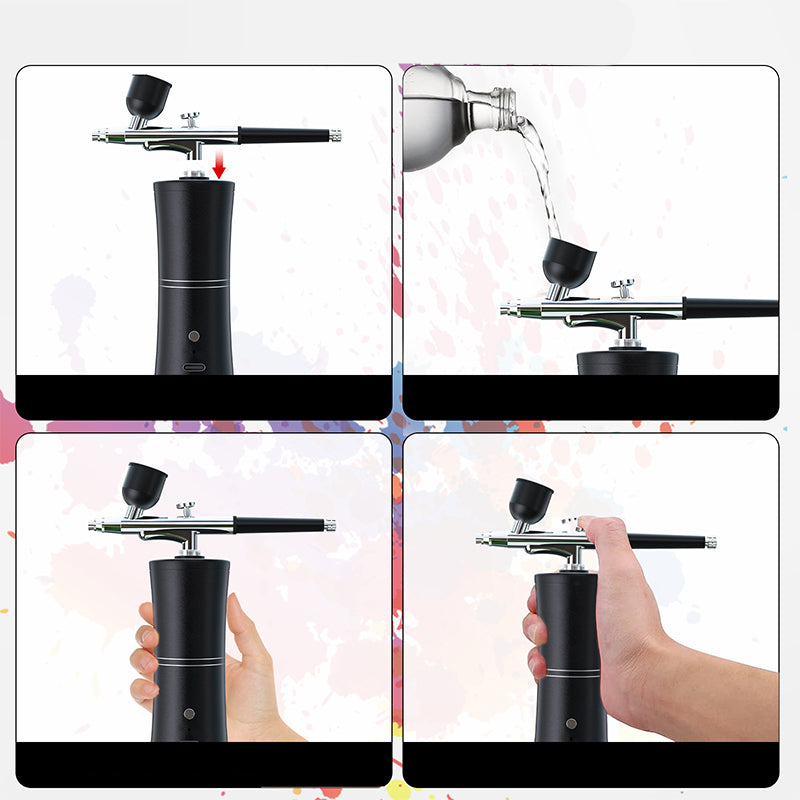 📢📢50 % Rabatt!! ⏰🛠️ All-in-One Airbrush-Set (mit Kompressor) – kabellos, präzise, für jeden kreativen Einsatz⚡Absolute Freiheit beim Airbrushen!