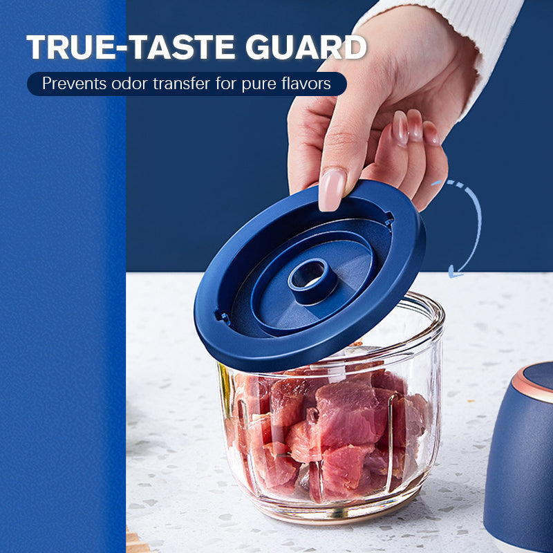 📢📢50 % Rabatt!! ⏰⚡🥦Leistungsstarker Elektrohäcksler mit großer Kapazität – 1000W Motor, 2L BPA-freie Schüssel & Ein-Tasten-Pulsbetrieb 🥕