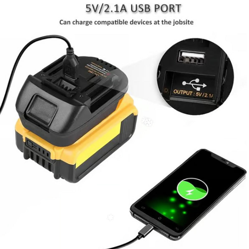 📢📢50 % Rabatt!! ⏰🔌 Lithium-Akku-Adapter für 18V-Akkugeräte, einfache Montage & stabiler Stromanschluss