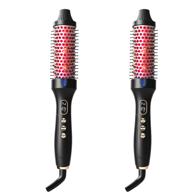 📢📢50 % Rabatt!!+2 Artikel = kostenloser Versand ⏰💇‍♀️ 32 mm Ionen-Heizbürste für Locken & Volumen – Glätt- und Stylingbürste für Pony & Ansatz 🎀✨