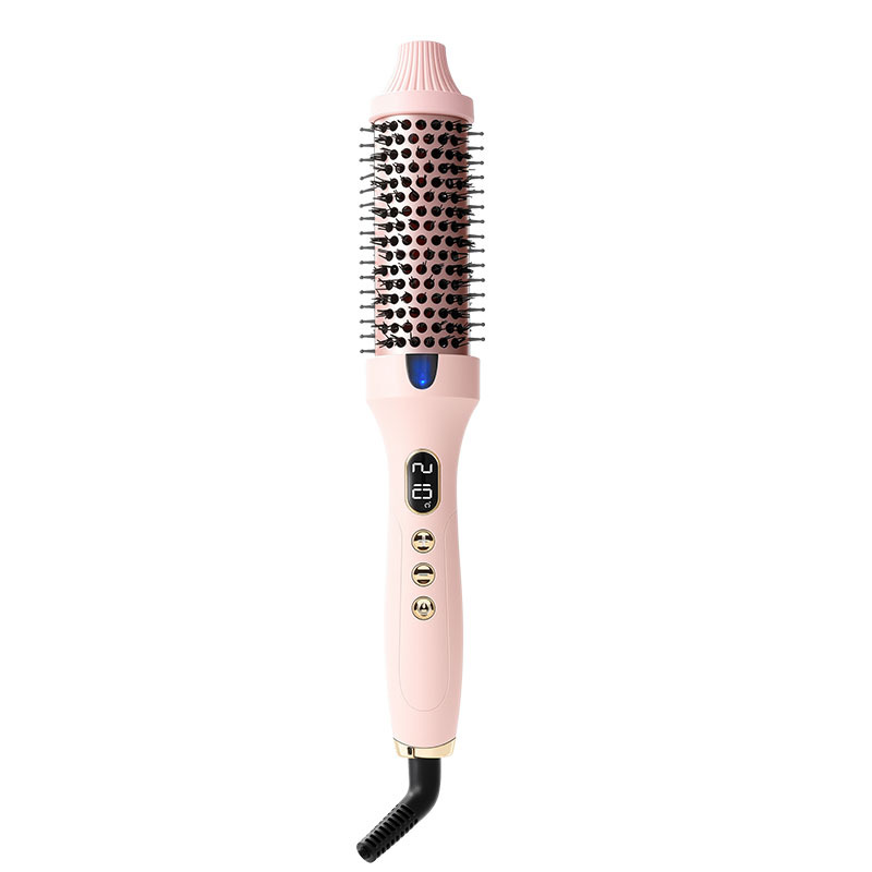 📢📢50 % Rabatt!!+2 Artikel = kostenloser Versand ⏰💇‍♀️ 32 mm Ionen-Heizbürste für Locken & Volumen – Glätt- und Stylingbürste für Pony & Ansatz 🎀✨