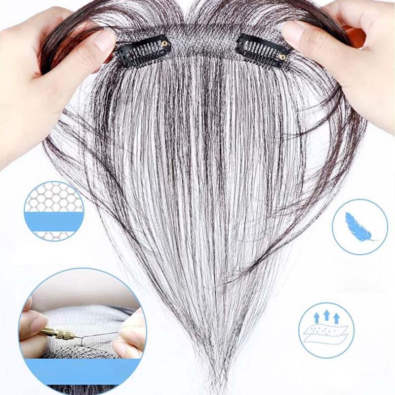 📢📢50 % Rabatt!!  ⏰💁‍♀️ Leichte Clip-on-Extensions Unsichtbare Topper-Perücke | Einfach anklipsen, wiederverwendbar, perfekt für Einsteiger! 🎀✨