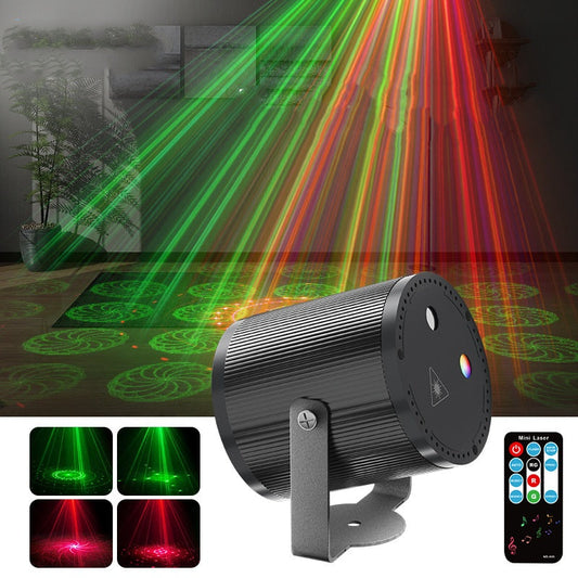 📢📢50 % Rabatt!! ⏰✨🕺 DJ-Laser-Partylampe mit 7 Modi & Fernbedienung | Für Disco, Garten, Gaming-Zimmer 🎉 MACH DEINE PARTY ZUM HIT!