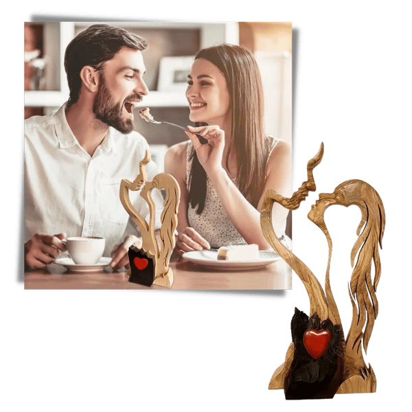 📢📢50 % Rabatt!! ⏰💝 Holzschnitzerei in Herzform Dekoration