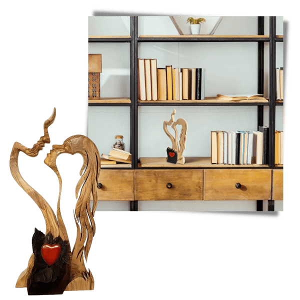 📢📢50 % Rabatt!! ⏰💝 Holzschnitzerei in Herzform Dekoration
