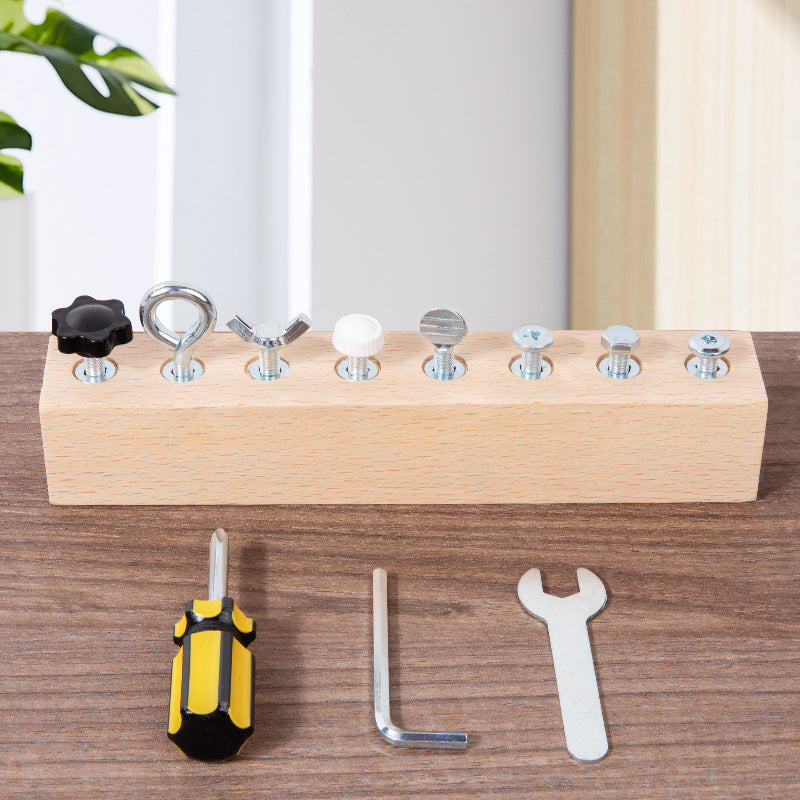 📢📢50 % Rabatt!! ⏰👨‍👦🔩Pädagogisches Schraub-Activity-Board – Feinmotorik & logisches Denken kinderleicht entwickeln🧠✨ Lernspielzeug Nr.1