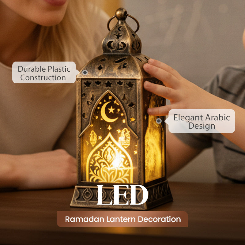 Orientalische LED-Laterne – Stimmungsvolle Deko mit Kerzenlicht-Effekt 🕌✨