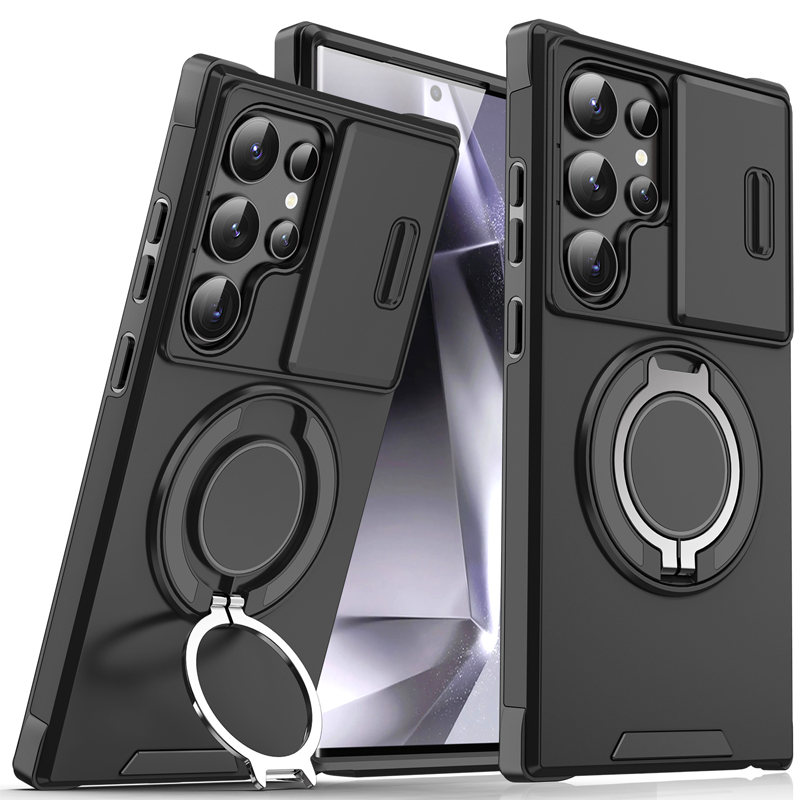 📢📢50 % Rabatt!! ⏰📱Handyhülle mit Kamera-Schutz und Magnetständer für Samsung |  Schlankes Design, sicherer Halt & perfekter Medien-Genuss. 🛡️🎬
