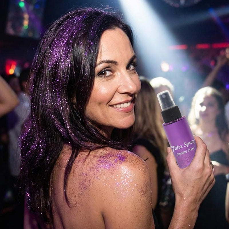 🎉 Neujahrsgeschenk – 50% RABATT! ✨ Shining Star Glitzer-Spray: Für Haar & Körper – Langanhaltender Glanz & hautverträglich | Partys, Karneval oder Fotoshootings. 🎉